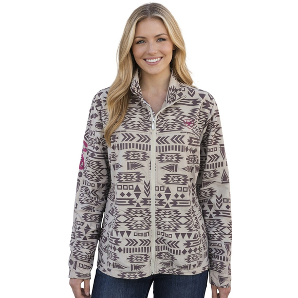 Ariat Jackets & Blazers - Ariat XXL women's Aztec spell out rodeo zip up jacket western wind protect #